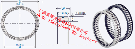 GMNFE432M單向軸承圖紙