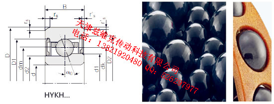 GMNHYKH61900CTAP4+DUL角接觸球軸承圖紙