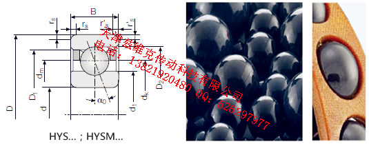 GMNHYS6206ETAUP+DUL角接觸球軸承圖紙